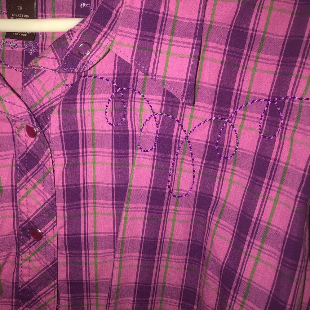 Bit & Bridle, Womans 2x, Button Down - image 6